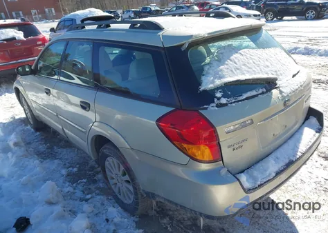 2007 Subaru Outback 2.5I Basic z USA, uszkodzony, nr VIN 4S4BP61C477322430
